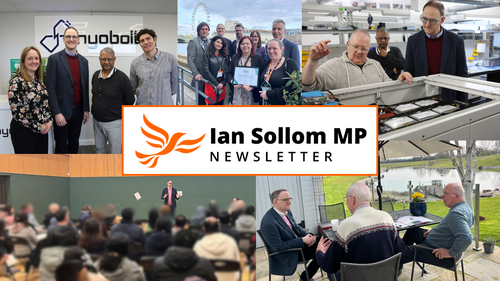 Montage of the work that Ian Sollom MP did during the month of March 2026