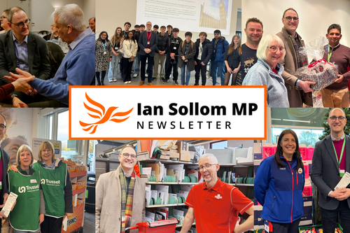 Montage of images for Ian's newsletter