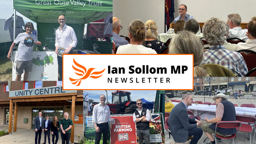 Montage of  the work that Ian Sollom MP did during the month of June 2026