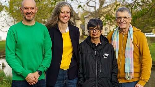 Cllrs James Rixon, Ros Hathorn, Sunita Hansraj and Martin Cahn