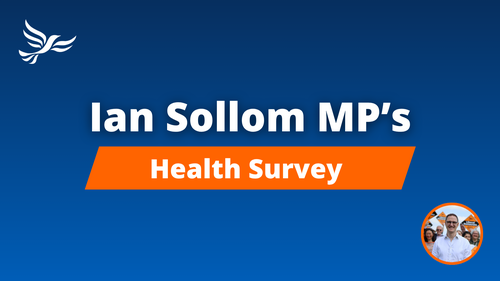 Ian Sollom MP's Health Survey