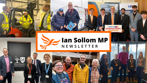 Montage of the work that Ian Sollom MP did during the month of February 2026