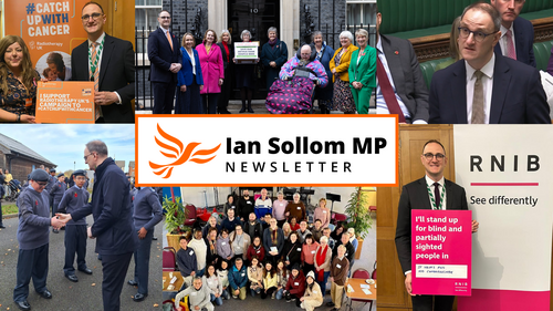 Montage of pictures for Ian's newsletter